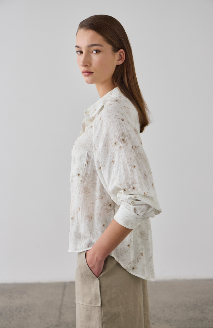 Laing Floral Boyfriend Shirt