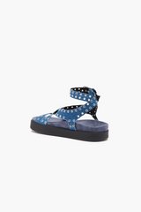 Ba&sh Denim Catalogna Sandal