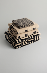 Baina Sand & Noir Willis Pool Towel