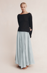 Marle Black Jill Knit Top