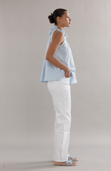 Caitlin Crisp Blue Margot Top