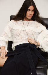 Ba&sh Lucas Ecru Jumper