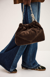 Ba&sh Chocolate Carryover Bag
