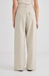 Laing Stripe Sofia Pleat Trouser