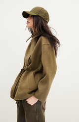 Ba&sh Kaki Kam Coat