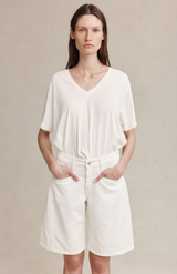 Marle Blanc Cross Stitch Jean Short