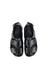 Deadly Ponies Black Triton Sandal