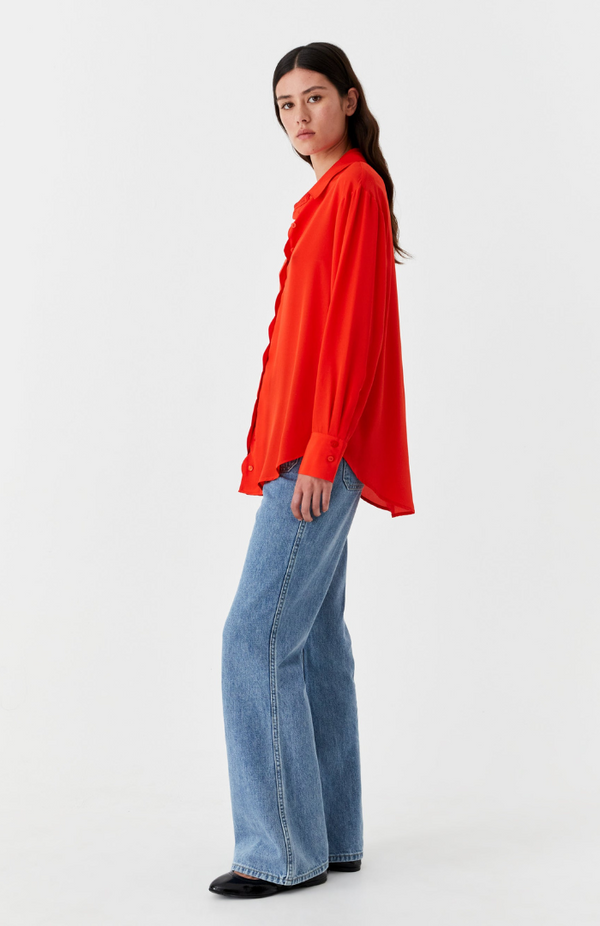 Morrison Flame Hazel Silk Shirt