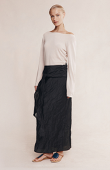 Marle Black Caster Skirt
