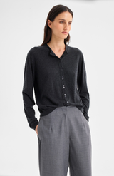 Morrison Charcoal Margo Knit Cardigan
