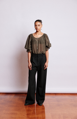 Mahsa Polka Dot Tank Winter Bon Blouse