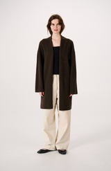 Francie Truffle Cocoon Coat