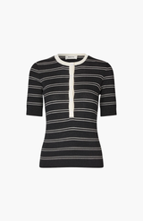 Modström Black Stripe Pacifico MD SS Polo Top