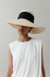 Rebe Wide Resort Panama Hat