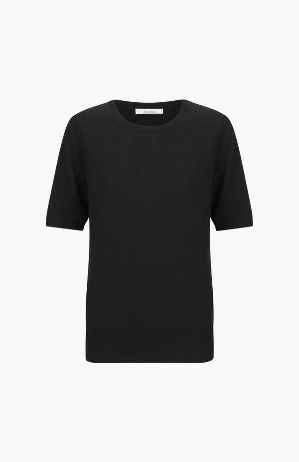 Morrison Black Jules Knit Tee