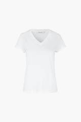 Samsøe Samsøe White Solly V-N T-Shirt