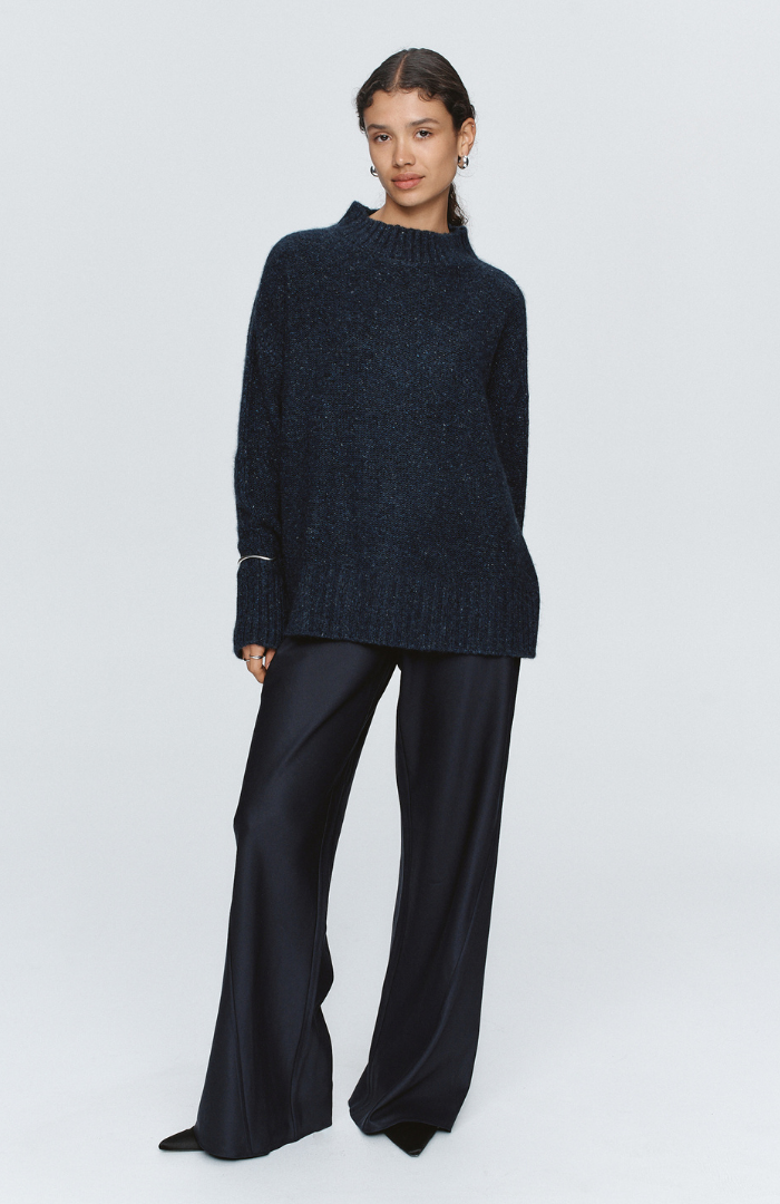 Marle Navy Eliza Jumper