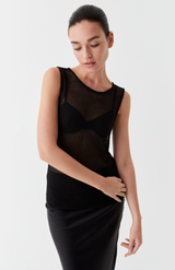 Morrison Black Dita Knit Tank