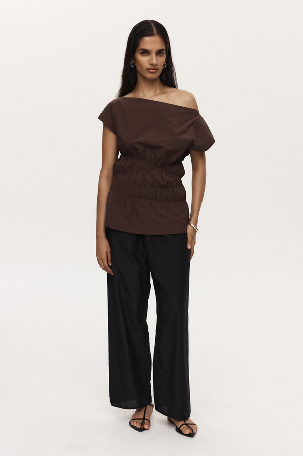 Marle Chocolate Aida Top