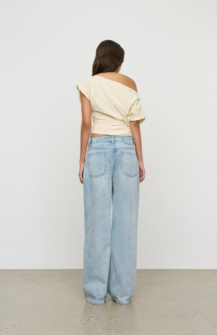 One Of Others Vanilla Henrietta Top