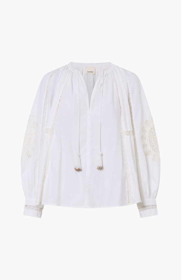 Ilio Nema White Otus Blouse