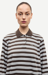 Samsøe Samsøe Turkish Coffee Sadover L/S Polo Shirt