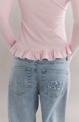 Caitlin Crisp Pink Tutu Long Sleeve