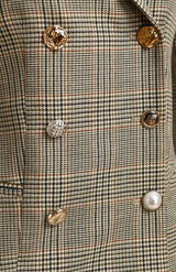 Essentiel Antwerp Karina Combo1  Brown Fitted Blazer