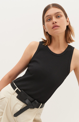 Morrison Black Katya Leather Belt