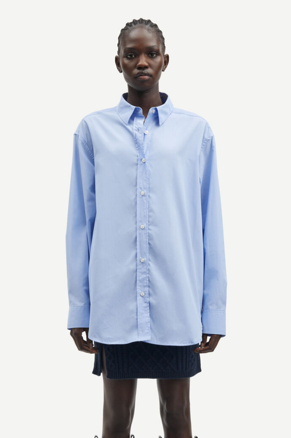 Samsøe Samsøe Subdued Blue Salova Shirt