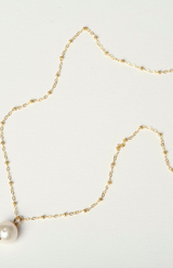 Charlotte Penman 14K Rolled Plate La Pearla Necklace + Gold