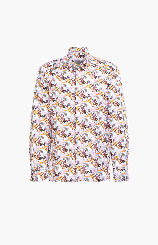 Fil Noir Light Purple Roma HBD Shirt