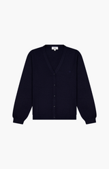 Rebe Navy Merino Cardigan