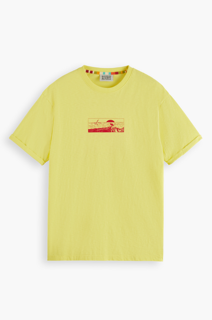 Scotch & Soda Lime Tonic Artwork T-Shirt