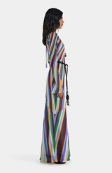Hansen & Gretel Wave Length Anouk Silk Maxi Dress