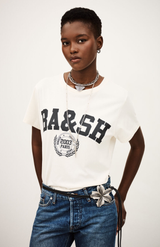 Ba&sh Ioni Co Ecru Tee