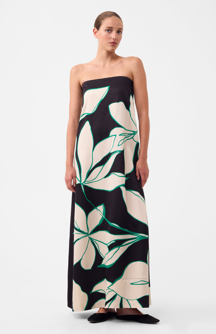 Morrison Print Willow Strapless Dress