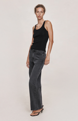 Marle Black Cashmere Blend Sena Singlet