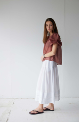 Mahsa Maple Bon Ruffle Blouse