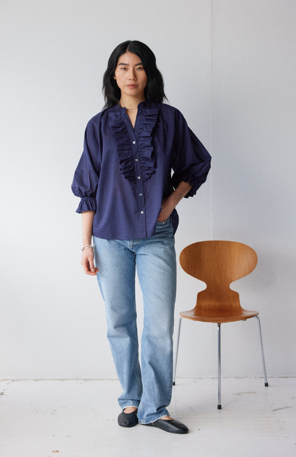 Mahsa Indigo Blue Jane Blouse