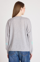 Absolut Cashmere Light Heather Grey Kennedy Top