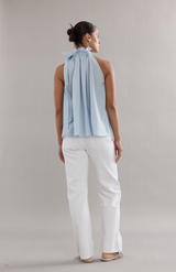 Caitlin Crisp Blue Margot Top