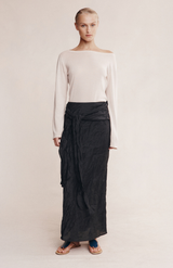 Marle Black Caster Skirt