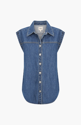 Morrison Blue Denim Theo Vest