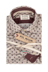 Fil Noir Burgundy Treviso Shirt