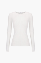 Morrison White Aston Knit Pullover