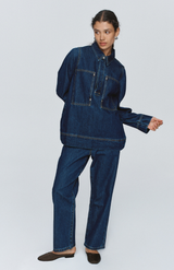 Marle Washed Indigo Elka Shirt