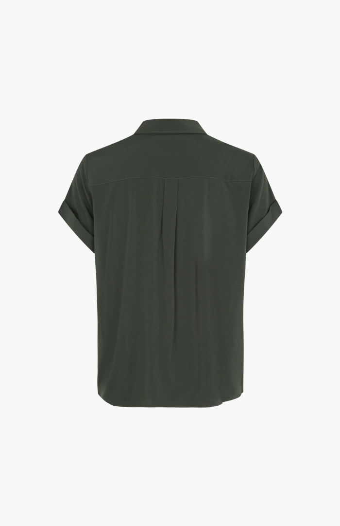 Samsøe Samsøe Dark Evergreen Majan S/S Shirt