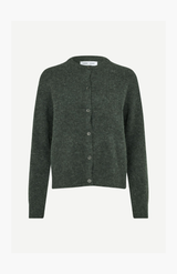 Samsøe Samsøe Dark Evergreen Mel. Nor Short Cardigan