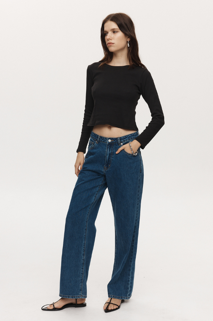 Marle Heritage Blue Wide Leg Jean